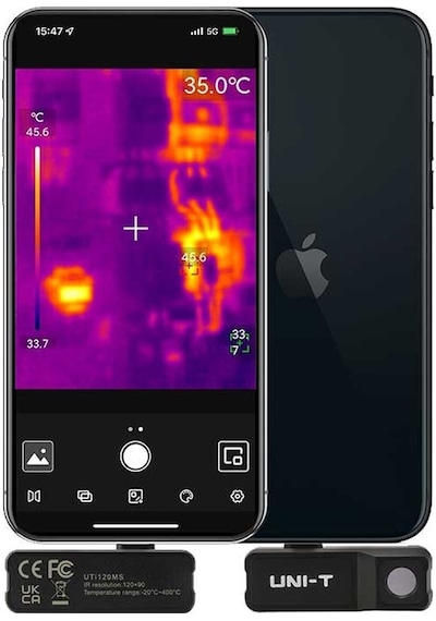 Uti120ms Akıllı Telefon Termal Kamera