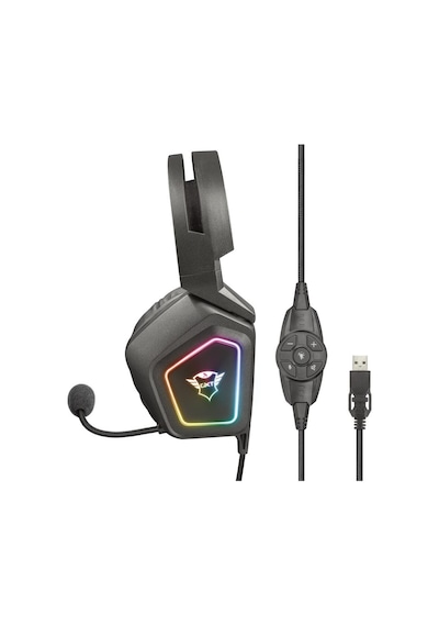 Trust 23191 GXT450 Blizz RGB 7.1 Surround Kulak Üstü Oyuncu Kulaklığı