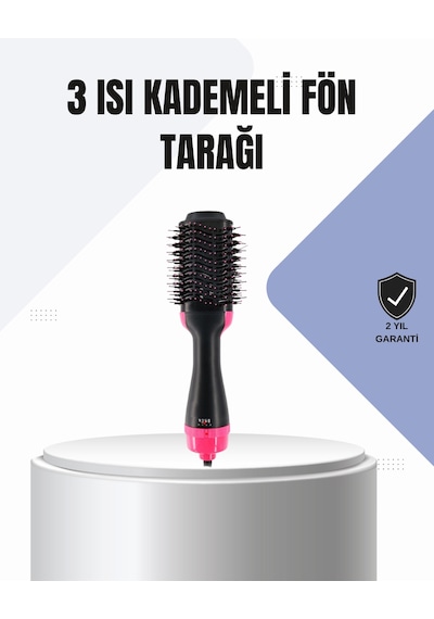 Saç Düzleştiricisi Oval Tasarımlı Profesyonel Fönlü Saç Şekillendirici