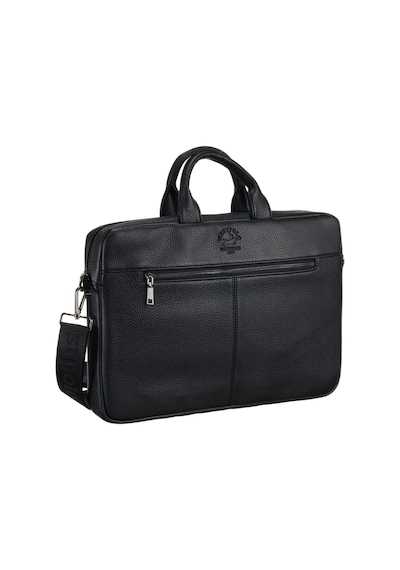 West Polo Westpolo Vegan Deri Unisex Laptop, Evrak Çantası - Siyah