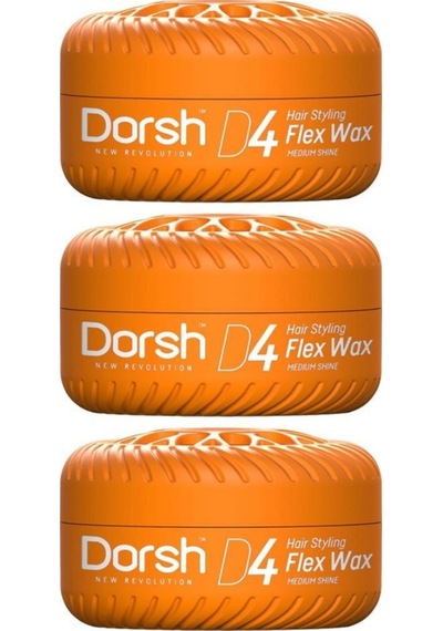 Dorsh Saç Şekillendirici Wax Flex Wax D4 150 Ml 3 Adet