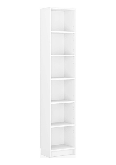 Tera Kitaplık 5 Raflı Dar Çok Amaçlı Ofis Salon Kitap Dosya Rafı Ayaralanabilir Raflı Kitaplık Beyaz Beyaz Tera Kitaplık 5 Raflı Dar Çok Amaçlı Ofis Salon Kitap Dosya Rafı Ayaralanabilir Raflı Kitaplık Beyaz Beyaz