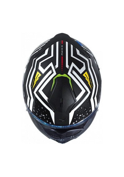 Nexx SX.100 Enigma Kask Beyaz Mat Siyah