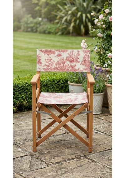 Toile Burgundy Katlanabilir Sandalye Çok Renkli