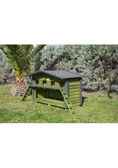 4 Yuvalı Kedi Evi Mamalıklı
