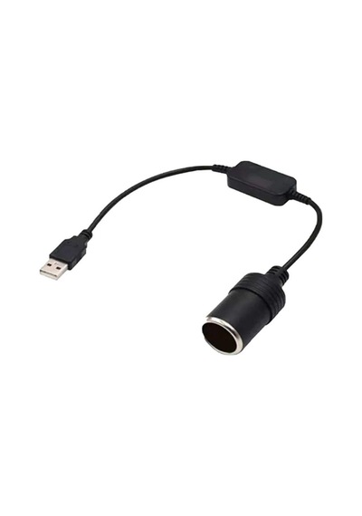 5 volt dişi çakmaklık uzatma kablosu 35 cm