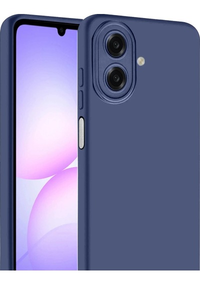 Samsung Uyumlu Galaxy A07 4g First Silikon Lacivert