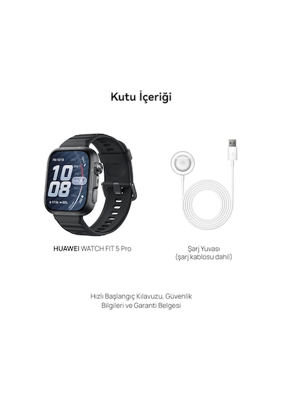 Huawei Watch Fit 5 Pro Akıllı Saat (Huawei Türkiye Garantili)