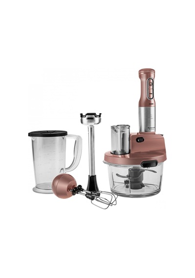 Karaca Mastermaid Prosteel 2500w 6 Bıçaklı Uzun Blender Ayaklı Cam Mutfak Robotu, Rosegold Sku: Smg8690010166487 Açık Gri
