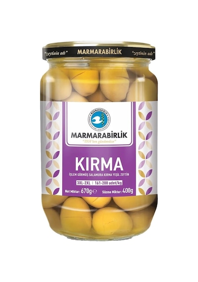 Marmarabirlik Yeşil Zeytin 400 Gr Cam Biberli-çizik-kırma-kokteyl 4 Lü Karma Paket