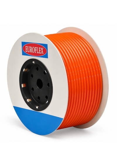 Euroflex 6,5x10 Mm 100 Metre Turuncu Poliüretan Pnömatik Hava Hortumu 1 Top Eu6510