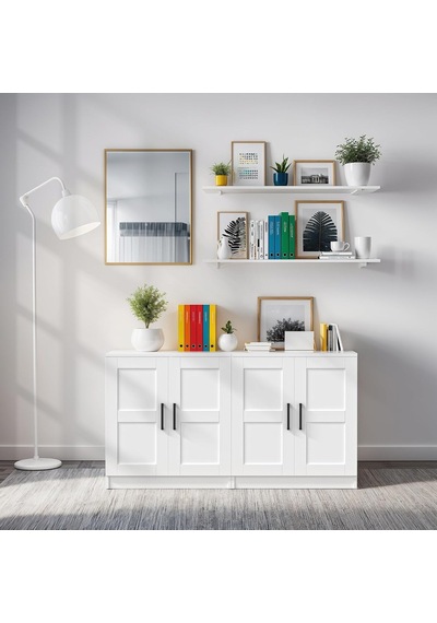 Dsd204-beyaz 4 Kapaklı Dosya Dolabı Çok Renkli