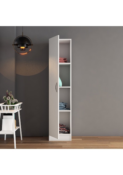 tanmob 1 Kapılı Gardrop Beyaz - Grd0301