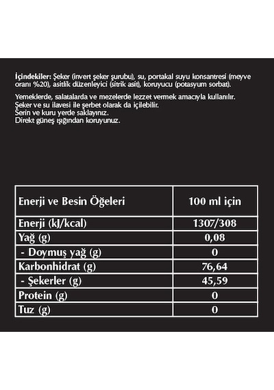 Fersan Portakal Ekşili Sos