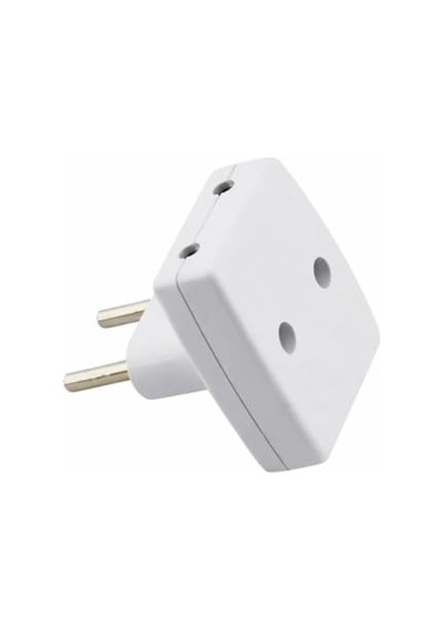 T Tipi Golyat Fiş Priz Dönüştürücü, Universal Çok Amaçlı Adaptör, Yüksek Dayanıklı Sert Plastik, 220v Uyumlu, Ev Ofis Seyahat Kullanımı İçin Güçlü Priz Çevirici