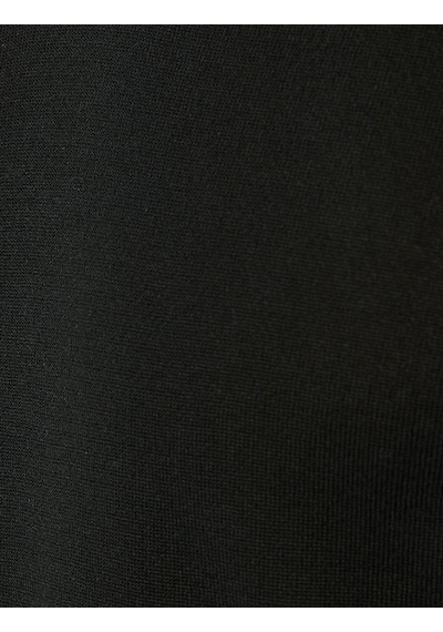 Koton Slim Fit Polo Yaka Kısa Kollu Triko Kazak Siyah 5sam70001ht Siyah