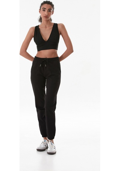 Fullamoda Basic Fitilli Kaplı Büstiyer Siyah