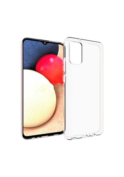 Galaxy A02S Kılıf Zore Şeffaf Ince Ve Esnek Süper Silikon Kılıf Renksiz