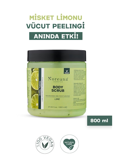 Misket Limon Özlü Body Scrub Peeling 800 Ml
