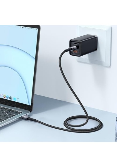 Ca-3131 65w Pd Type-c To Type-c Şarj Ve Data Kablosu 1.5m, Siyah