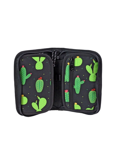 Jacbag Cover -sert Kapaklı Lastikli Kalem Kutusu Cover-kaktüs renkli