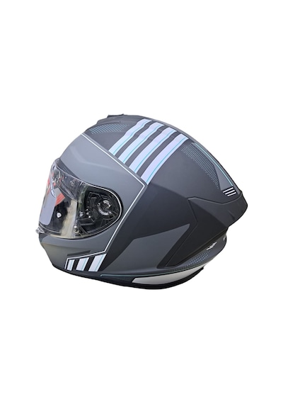 Rs2 Helmets Kapalı Motosiklet Kaskı Beyaz - Mat Siyah