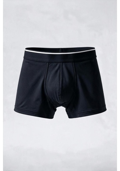Trendybee Erkek Slim Fit Boxer 5 Adet Paket Likralı Rahat Kesim Özel Kutulu Gri - Siyah