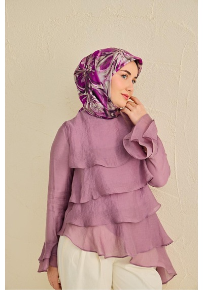 Silk Home Twill İpek Eşarp 11501-16 Gümüş