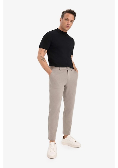 Defacto Jogger Fit Cepli Esnek Kumaş Düz Paça Pantolon T6317az25aubg404 Bej