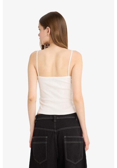 Defacto Coool Fitted U Yaka Fitilli Kaşkorse Askılı Beyaz Atlet F7916ax25hswt32 Beyaz Defacto Coool Fitted U Yaka Fitilli Kaşkorse Askılı Beyaz Atlet F7916ax25hswt32 Beyaz