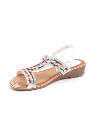 Guja 122-4 Kadın Sandalet Guj-y5-122-4010 Beyaz