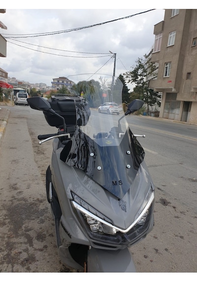 Motocam Mondial Strada 125 Ön Cam 2023-2026 Model 75cm Şeffaf Renkli 4mm Uzun