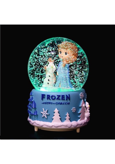 Frozen Temalı Orta Boy Işıklı Müzikli Kar Küresi (548605004)