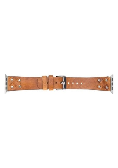 Bouletta Apple Watch Uyumlu Deri Kordon Cross 42-44-45Mm St V18 T