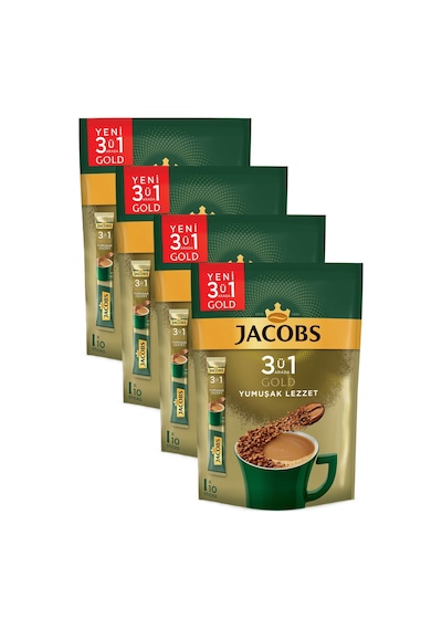 3ü 1 Arada Gold Yumuşak Lezzet Kahve 40 Adet 4 X 10'lu Paket Diğer