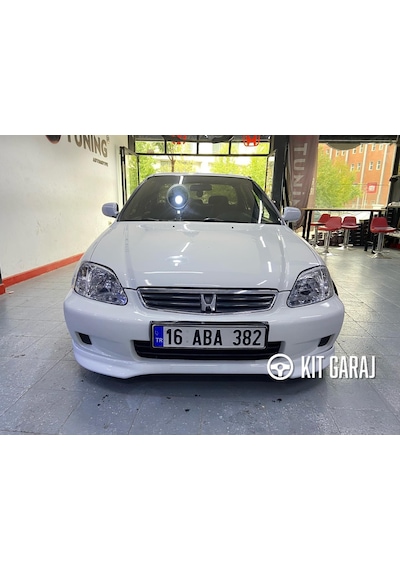 Kit Garaj Civic 99-01 Makyajlı Typer Ön Ek Plastik No:5 1999-2001 Boyasız