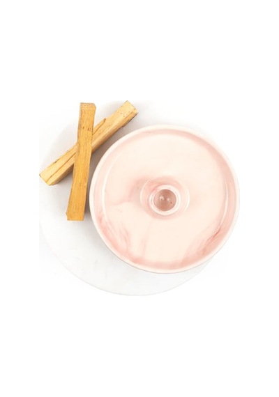 Ağaç Tütsülük - Pembe - Seramik
