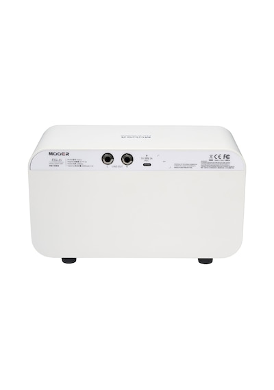 Mooer F15ilıswh Şarjlı Akıllı Gitar Amfisi Snowfall White