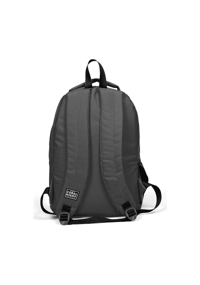 Coral High Kids Gri Siyah Kurt Desenli Üç Bölmeli Usb'li Okul Sırt Çantası 24317