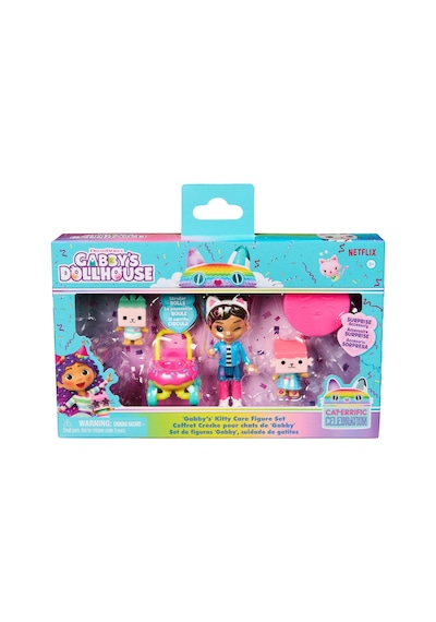 Gabby's Dollhouse Kedi Bakım Figür Seti