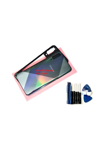 Tkgz Samsung Galaxy Uyumlu A50s A507 Full Kasa Arka Pil Batarya Kapağı Tamir Seti Siyah