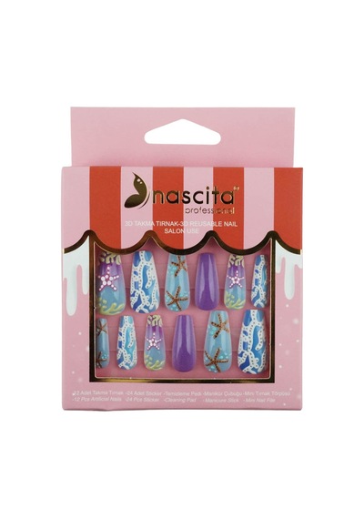 Nascita 3d Hand Made Takma Tırnak Nasnaıl0301