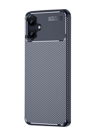 Samsung Galaxy Uyumlu - A06 Kılıf Auto Focus Karbon Kapak - Lacivert