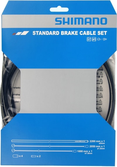 Shimano Select Yol/mtb Fren Kablo Seti Standart Siyah Y80098022 Siyah