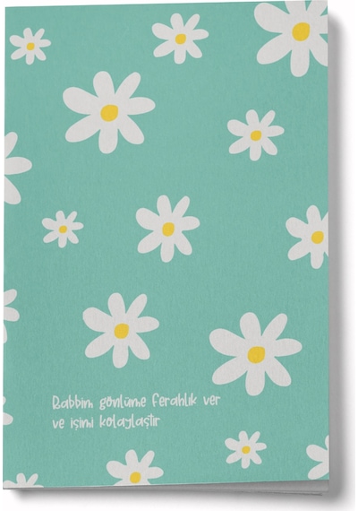 Rabbim Gönlüme Ferahlık Ver Mini Defter Çok Renkli