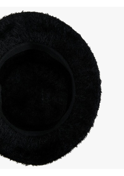 Koton Peluş Bucket Şapka Siyah 6wak40008aa Siyah