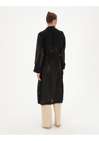 Pierre Cardin Kadın Siyah Trençkot 50282821-vr046 Siyah