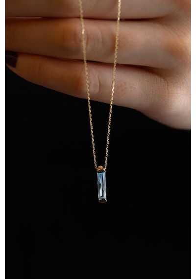 Aquamarine Line Altın Kolye 549480674