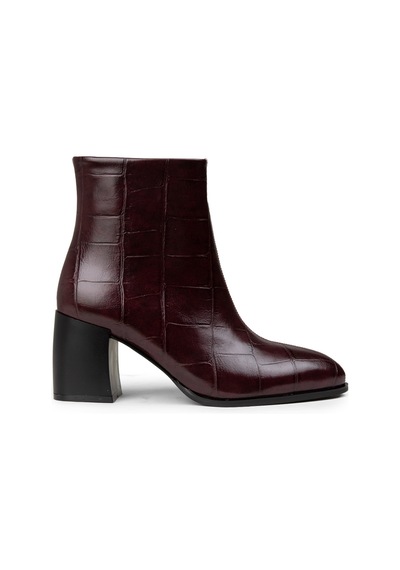 Deery Kadın Bordo Fermuarlı Bot - K0945zbrdc01 Bordo
