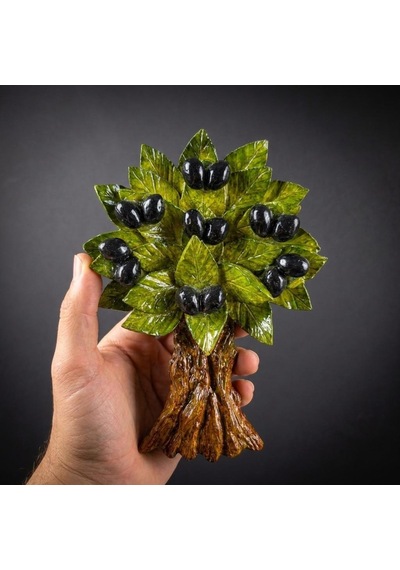 El Yapımı Zeytin Ağacı Duvar Dekoru 14x20 Cm Bereket Temalı Hayat Ağacı Duvar Süsü & Yeni Ev Hediyesi